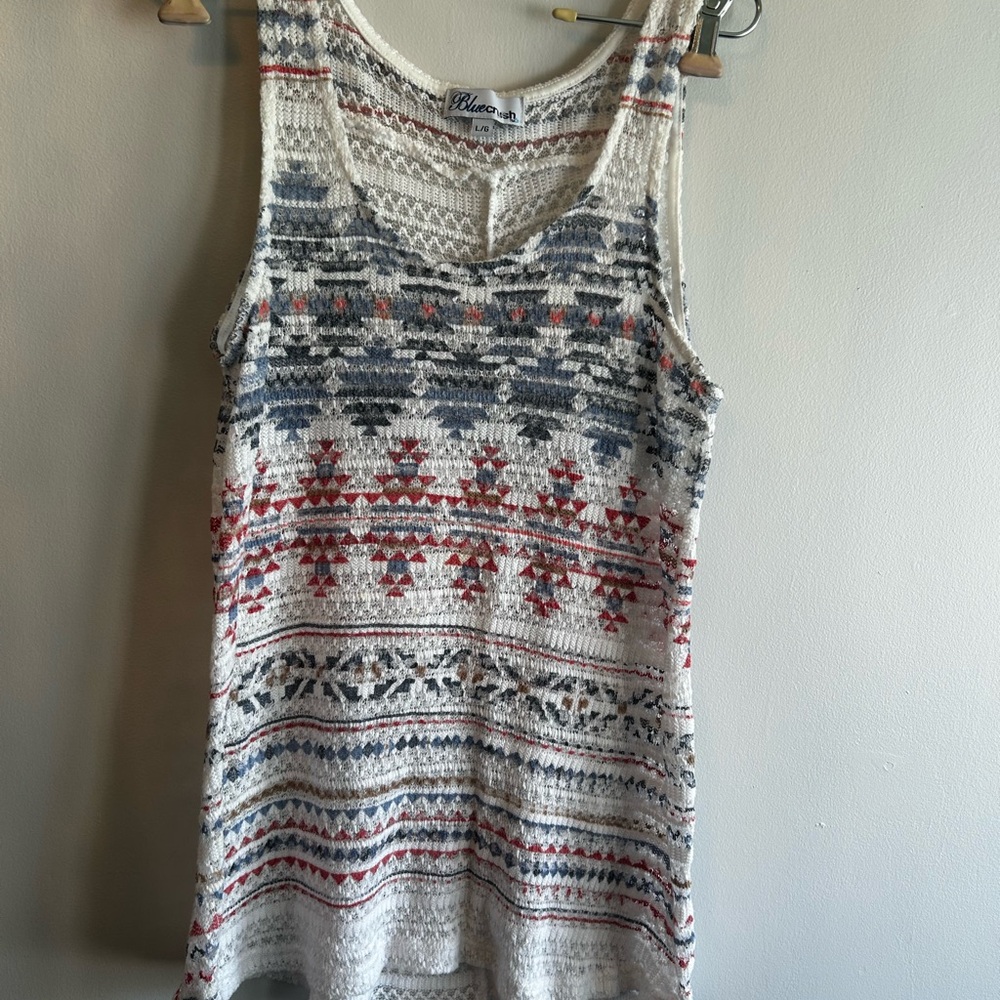 Women's Multicolor Knit Swim Coverup